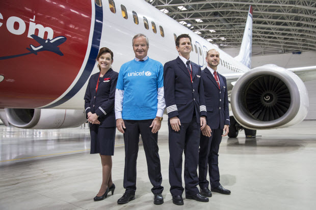 Fly on Norwegian's inaugural UNICEF Boeing 787 flight! - MegaDo